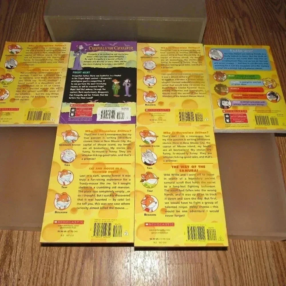 Geronimo Stilton Set 6 Books~#2, 3, 5, 21, 49,Thea